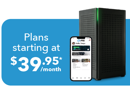 Plans starting at $39.95/month