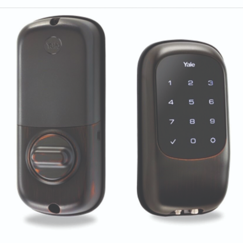 Yale YRD120ZW0BP Key-Free Touchscreen Z-Wave Deadbolt Entry Lock